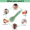 TOP SEWING Jade Gua Sha Massage Tools Facial Tool Natural Green Gua Sha Anti Aging Facial Skin SPA for Rejuvenate Skin Anti-Wrinkle Anti Aging