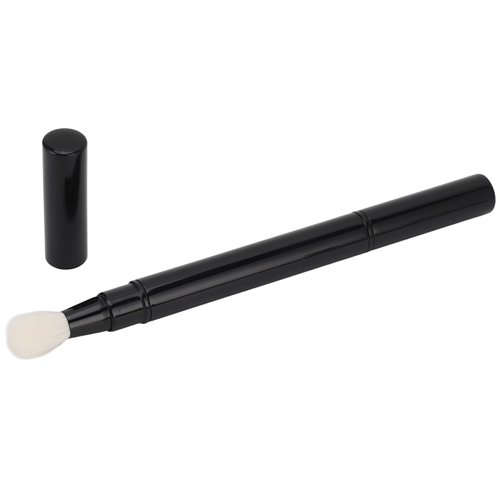 Dual Eyeshadow Brush, Eyeshadow Blending Brush Retractable Portable Double Ended Eye Makeup Brush Synthetic For Outdoor Travel Soft Easy To Apply With Automatic Sealing