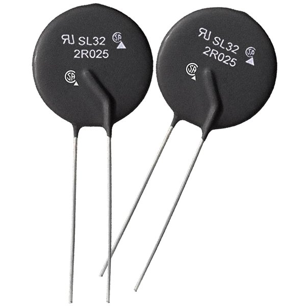 Ametherm SL32 2R025 (Pack of 2) Aqua-Rite Thermistor, ICL 2 OHM 20% 25A 30MM