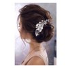 Wedding Hair Accessories for Brides, Beusoulover Bridal Hair Accessories, 5 Pieces (Pearl Hair Comb + 4pcs Silver Hair Pins) for Women and Girls, Brides, Bridesmaids