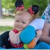 CÉLLOT 6PCS Sequin Mouse Ears Hair Clips - Glitter Hair Bows Cute Mice Ears Hair Clips Barrettes for Women Girls Hair Accessories for Costume Party Favor Halloween Christmas Decoration