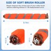 LINNIW Brush Roll Replacement Kit Compatible with Shark DuoClean NV800, NV800W, NV801, NV801Q, NV803, UV810, HV380, HV380C, HV380W, HV381, HV381C, HV382, HV382BRN, HV383, HV384Q Vacuum Cleaner