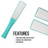 Onyx Professional 2 Faced Foot File & Polisher, Foot Callus Remover & Foot Sander, Wet & Dry Feet Scrubber for Smooth & Soft Feet, Stainless Steel Pedicure Tools, Pack of 1
