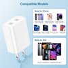 USB C Fast Charger Block,USB C Charging Block 2-Pack USB C 2in1 Dual Ports Plug Wall Charger, Fast Type C Charger for IPhone 16/16 Pro/15 Pro Max/15 Plus/14/13/12/11/Xs Max/XR/X,iPad