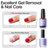 Gellen Gel Polish Remover Kit - Gel Nail Polish Remover with Latex Tape Peel Off Liquid and Manicure Tools, Quick & Easy Gel Polish Remover in 2-5 minutes, No Damage to Nails