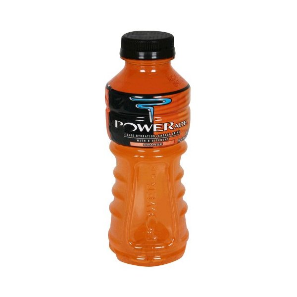 Powerade Liquid Hydration + Energy Drink, with B Vitamins, Orange , 20 Fl. Oz, (Pack of 6)