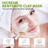 Hicream Bentonite Clay Mask, Deep Cleansing Facial Mask, Clay Face Mask Skin Care with Kaolin Clay and Aloe for Dull Skins Hydrating (white)