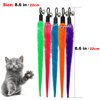 CATENESS Cat Worm Toy Cat Wand Attachments, 15 PCS Worms Cat Toy Refill, Cat Wand Replacement Worm for Cat Toys