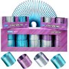 The Dreidel Company Metal Coil Spring, Goody Bag Fillers, Party Favor for Kids, Variety of 2.4" (60mm) Individually Boxed (4-Pack)