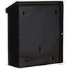 Gibrailtar THVKB001 Black Townhouse Wall Mount Mailbox, 10.1"