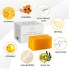 GoldSnailRX-Kojic Acid Soap Dark Spot Remover (Pack of 2) Authentic Kojic Acid Soap For Body Whitening-Japanese Formula Kojic Acid Soap with Vitamin C,Tumeric, infused with Hyaluronic Acid,Shea Butter