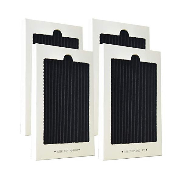 Carbon Activated Refrigerator Air Filter Replacement Compatible with Frigidaire and Electrolux 242047801, 242047804, 242061001 (4 Pack)