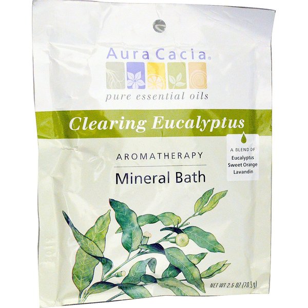 Aura Cacia, Mineral Bath Eucalyptus, 2.5 Ounce