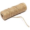 Bright Creations 50-Pack Pillow Boxes with Jute Twine - Kraft Paper Pillow Box for Jewelry, Wedding Party Favor, Pen, Gift Card (5x3 In)