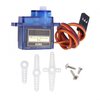 DiGiYes 2 Pack SG90 Micro Servo Motor 9G Mini Servo Kit for RC Robot Arm/Hand/Control with Cable (Control Angle 360 Degree)