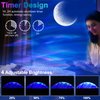 Cadrim Star Projector with Bluetooth Speaker Remote, Galaxy Projector Northern Lights Aurora Projector with Moon Star, Night Light Projector for Bedroom, Home Theater, Kids Adults Game, Room Parties