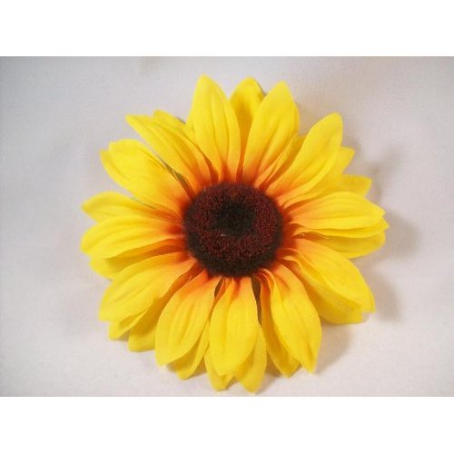 Sunflower Hair Clip 4.5 Inches