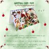 Christmas House Gathering Chihuahuas Dog Greeting Cards - Adorable Pets Invitation Cards with Envelopes - Pet Artwork Christmas Greeting Cards GCD58367 (1 Greeting Card)