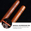 EXCEART 4Pcs Manual Acupressure Pen Wooden Thai Massage Stick Rod Deep Tissue Massage Tool Trigger Point Relief Pain Therapy Tools Full Body Relaxing Gifts