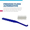 Tess Oral Health Interdental Brush Handle With 24 Proxi Tips - Your Superior Dental Floss Alternative for Implants, Bridges, and Orthodontics