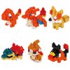 nanoblock - Pokémon - Type Fire Set 1 (Blind Box Complete Set), mininano Series Building Kit
