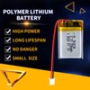 AKZYTUE 3.7V 250mAh 502030 Lipo Battery Rechargeable Lithium Polymer ion Battery with PH2.0mm JST Connector