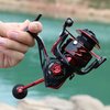 Sougayilang Spinning Reels Ultra-Weight, 6.2: 1 High Speed ​​Gear Ratio, Metal Frame and Rotor, 12 + 1 Shielded BB, Smooth Powerful Freshwater and Saltwater Spinning Fishing Reel(SD-1000-Red)