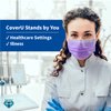 Medtecs Face Mask Disposable - 50/2000 PCS - Comfortable 3 Layer Breathable Mask, The Better Protection and Health Choice - CoverU Adult Mask - 50 PCS/Box - Lavender