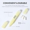 Nail Polish Corrector Pen, 4Pcs Nail Polish Remover Pen with 11 Tapered Refill Tips, Nail Polish Correction Nail Edge Cleaning Pen for Nail Art DIY