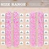 BELLEBOOST 3500PCS Resin Rhinestones Kits, 2/3/4/5/6mm Flatback Jelly Rhinestones, 2 Box Light Pink AB Non Hotfix Crystal Gems for DIY Crafts Mugs Bottles Tumblers Clothes Makeup Nail Manicure