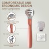 SoleLux Callus Shaver for Feet - Stainless Steel Feet Callus Remover to Exfoliate Hard Dead Skin, Foot Razor for Callus Removal, Heel Scraper Foot File with 10pcs Blades