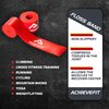 ACHIEVE FIT Muscle Compression Floss Bands - Therapy Rehab Band for Increasing Mobility - Recovery Fitness Bands for Tack and Flossing - Includes Nylon Travel Pouch Bag (1x Red & 1x Black)