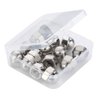 1/4-20 Acorn Cap Nuts, 304 Stainless Steel 18-8, Bright Finish, 50 PCS