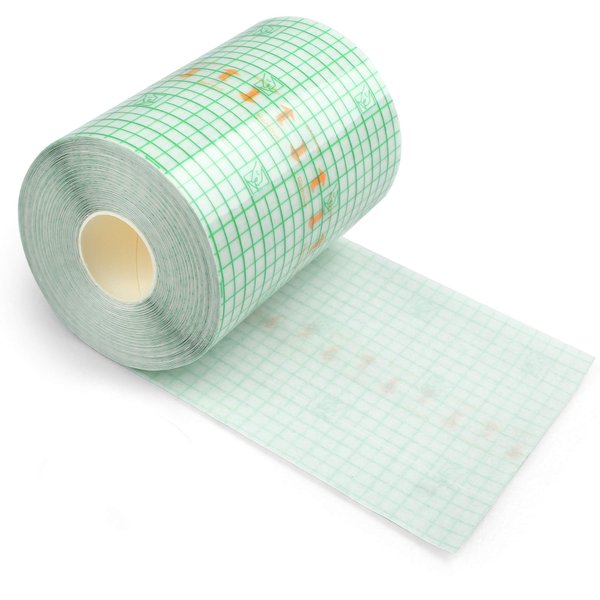 LotFancy Tattoo Aftercare Bandage, 4"x 12 Yards Roll, Transparent Film Dressing, Waterproof Protective Tattoo Wrap Tape for Second Skin Healing, Tattoo Supplies and Scar Therapy