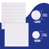 156 PCS Double Sided Adhesive Dots, Removable Clear Sticky Putty No Trace Round Adhesive Putty for Wax Seal Kit Wall Hanging Festival Decoration (10mm +15mm)