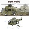 IYEAM Military Helicopter Toy with Lights and Sound Sirens,Friction Powered Boys Army Toys,Rescue Vehicles Toys for Kids Aged 3 and Up,Best Toddler Kids Boys Gifts