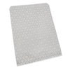 CuteBox 100pcs Silver Trellis Flat Paper Gift Bags (8.5" x 11") for Merchandise, Party Favors, Small Gifts, Handmade Goods, Arts and Crafts, Outdoor Events, Holidays, Weddings