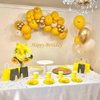 Yellow Gold Confetti Party Balloons, 50pcs12 inch Mustard Yellow Balloons Light Yellow Gold Latex Balloons for Birthday Wedding Baby Shower Bride Sunflower Theme Party Decoration