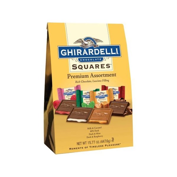 Ghirardelli Premium Assortment Chocolate Squares 15.77 oz WLM
