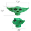 2023 New Baby Yoda Toothpaste Cap Yoda Toothpaste Hat Dispenser Baby Yoda Toothpaste Topper Toothpaste Squeezer for Children and Adults Catoon Funny Toy Model Bathroom Supplies Decorations Kids Gift