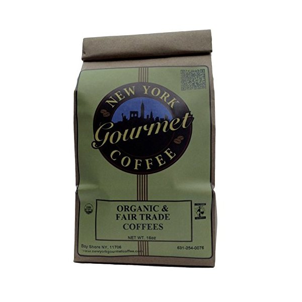 Organic Morning Jolt, Organic & Fair Trade Coffee | 1Lb bag - Coarse Grind | New York Gourmet Coffee