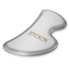 STICKON Stainless Steel Gua Sha Scraping Massage Tool IASTM Tools Great Soft Tissue Mobilization Tool (B Shape)