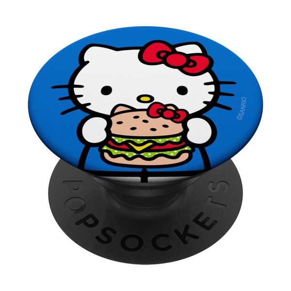 Hello Kitty Burger PopSockets Stand for Smartphones and Tablets PopSockets Adhesive PopGrip