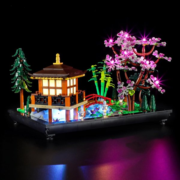 Vaodest LED Light for Lego 10315 Icons Tranquil Garden Set,Design and Configuration Compatible with Model 10315(LED Light Only, Not Building Block Kit)