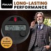 HygroSet II Round Digital Hygrometer for Humidors, 10-Second Refresh Rate, Battery Included, 2% Humidity and 1% Temperature Accuracy for Cigar Humidors