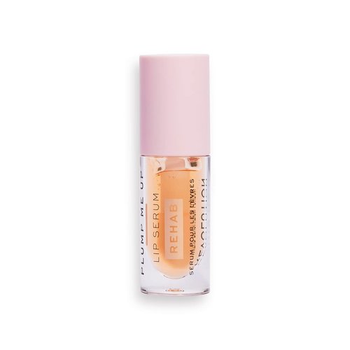 Makeup Revolution Rehab Plump Me Up Lip Serum Orange Glaze For Soft & Plum Lip, Supergel Mositure with Vitamin E