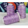 Threadart 100% Cotton Variegated Thread Set | 5 Cones Party Colors | 600M (660 Yards) Cones | for Quilting & Sewing 40/3 Weight | Long Staple & Low Lint | Over 20 Other Sets Available