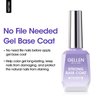 Gellen Gel Base Coat, 18ml Gel Polish Base Coat Soak Off U V Light Cured, Strong Base Coat Gel Nail Polish, Gel X Nail Base Coat Gel Polish for Salon