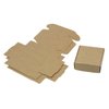 JGFinds 30 Pack Small Kraft Brown Gift Box (3x3x1 Inches), Boxes for Jewelry, Soap, Candy - Cardboard Packaging for Homemade Items, Decorative Flat Bulk Boxes