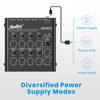 Moukey Audio Mixer Line Mixer, DC 5V, 8-Stereo Ultra, Low Noise 8-Channel for Sub-Mixing, Ideal for Small Clubs or Bars, As Guitars, Bass, Keyboards Mixer, 2022 New Version-MAMX3